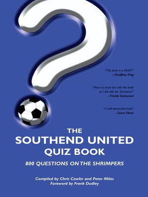 cover image of The Southend United Quiz Book